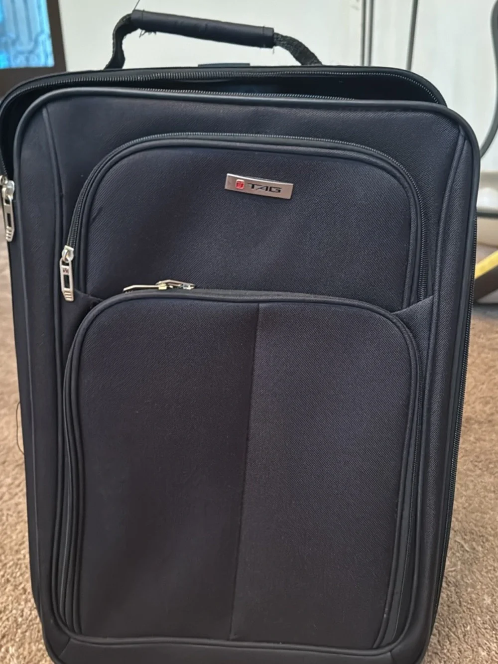 Men's Black Travel set NEW rolling suitcase and duffel, tote snd toiletry bags